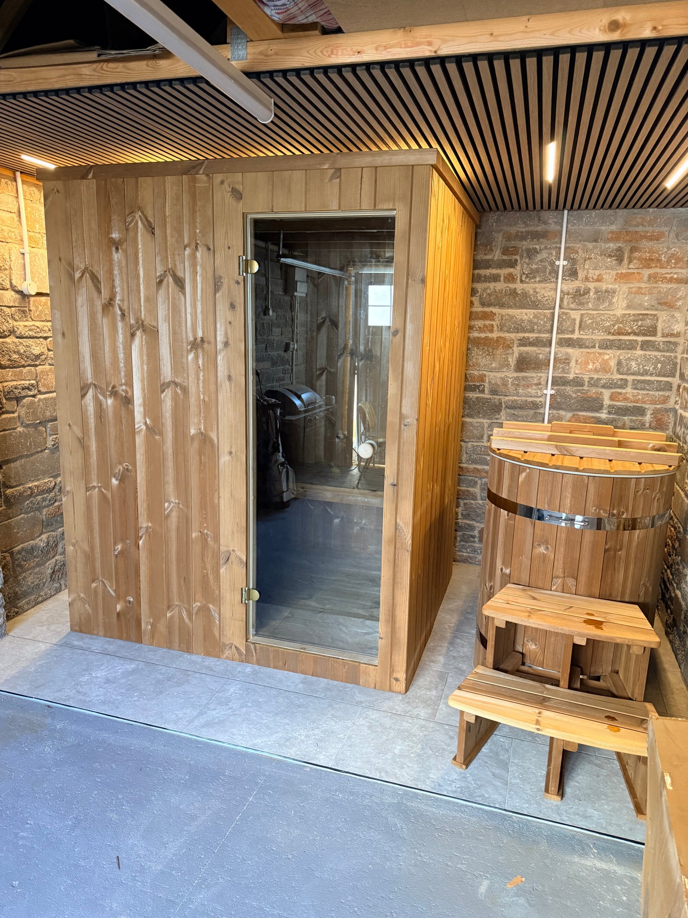 Moist heat therapy — Helix Steam Room — Indoor