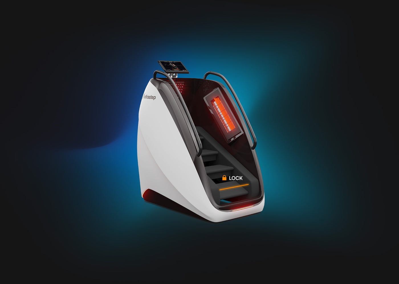 Dual red light therapy — Infrastep — Infrared Stair Climber