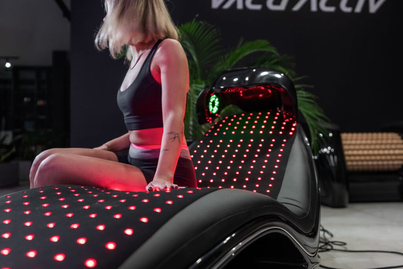 Red Couch Oxy — Red Light & Oxygen Therapy Bed