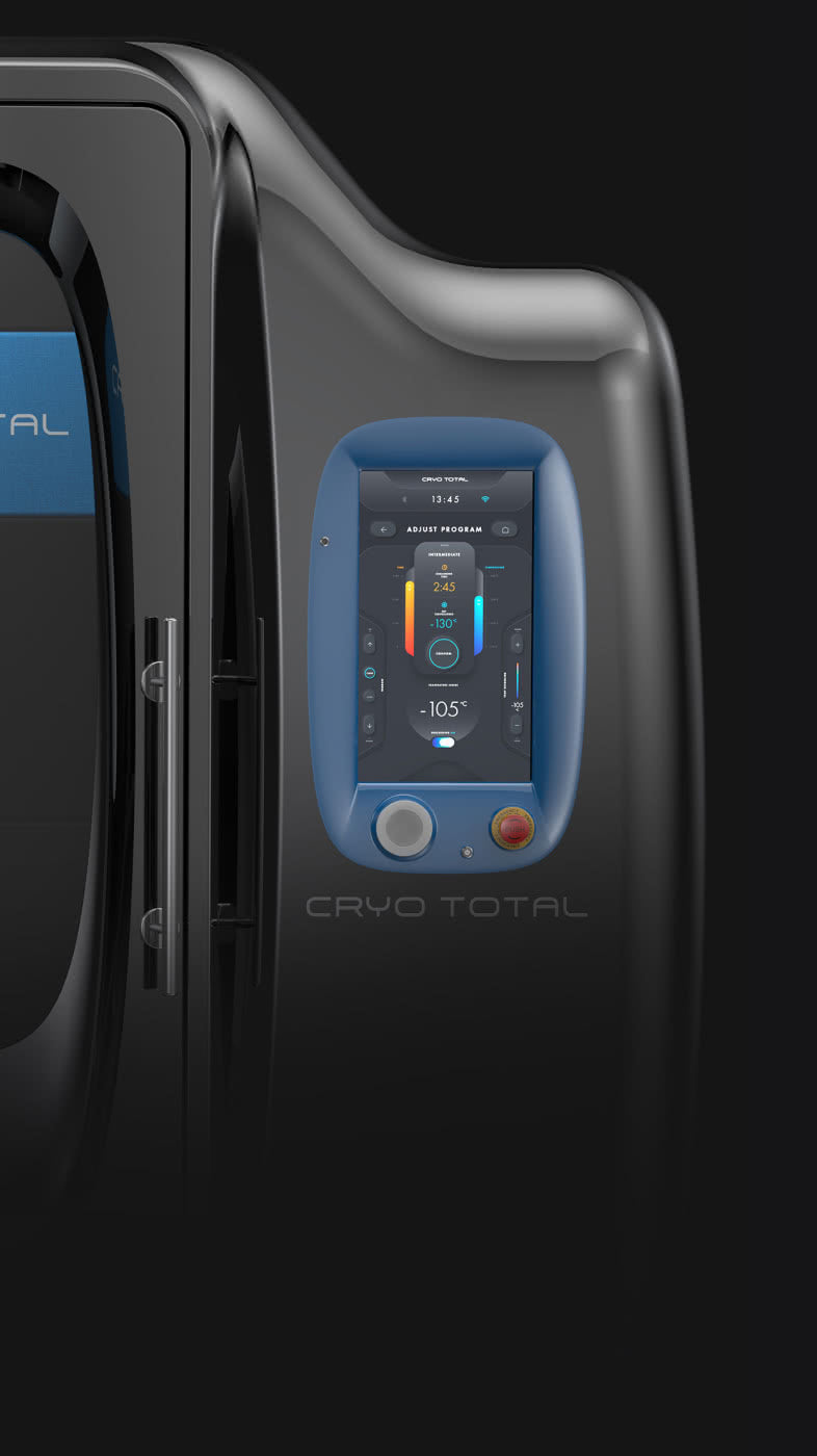 Convertible window — Cryo Total — Nitrogen Cryotherapy Chamber