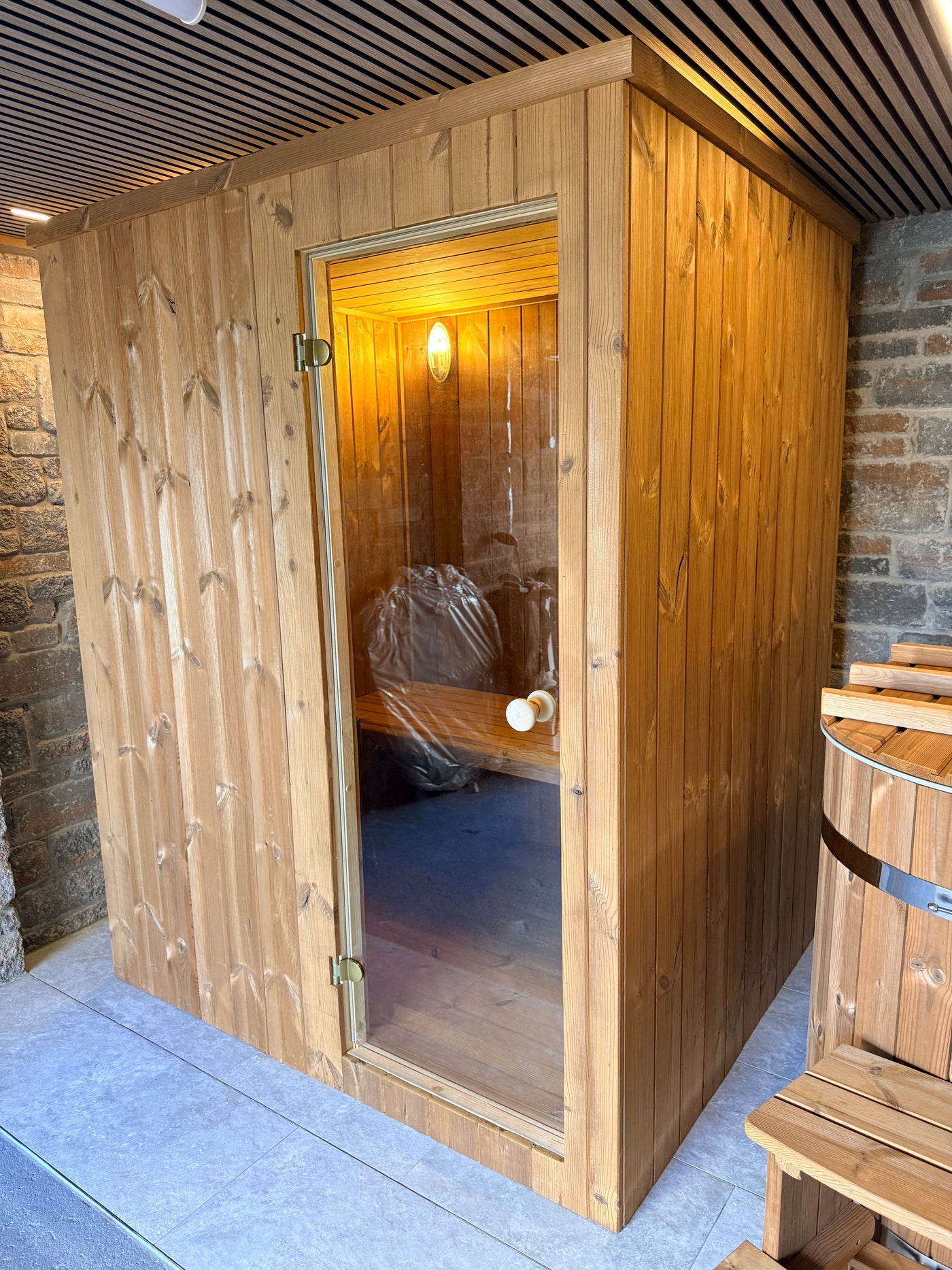 Bespoke installation — Helix Steam Room — Indoor
