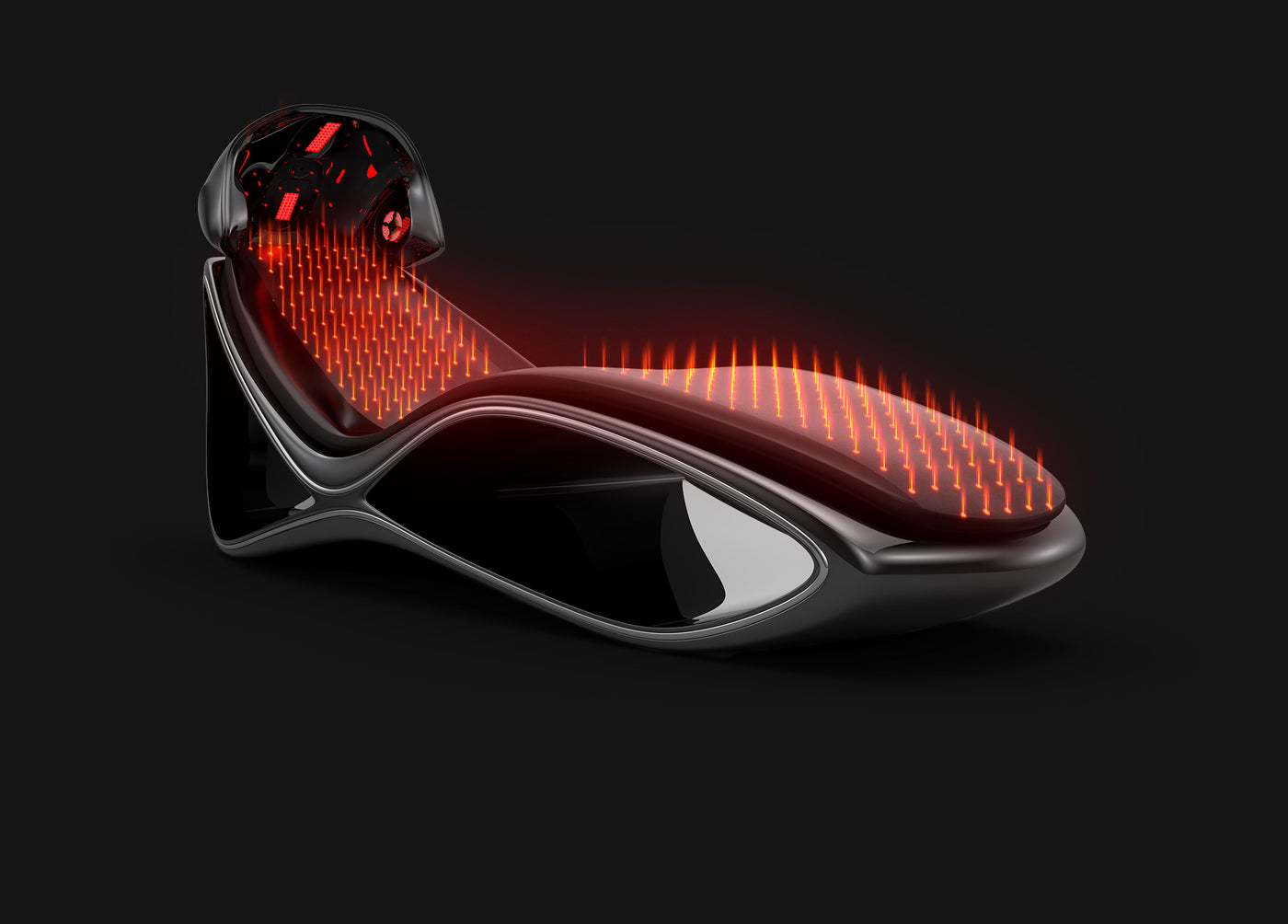 LED face mask — Red Couch Oxy — Red Light & Oxygen Therapy Bed