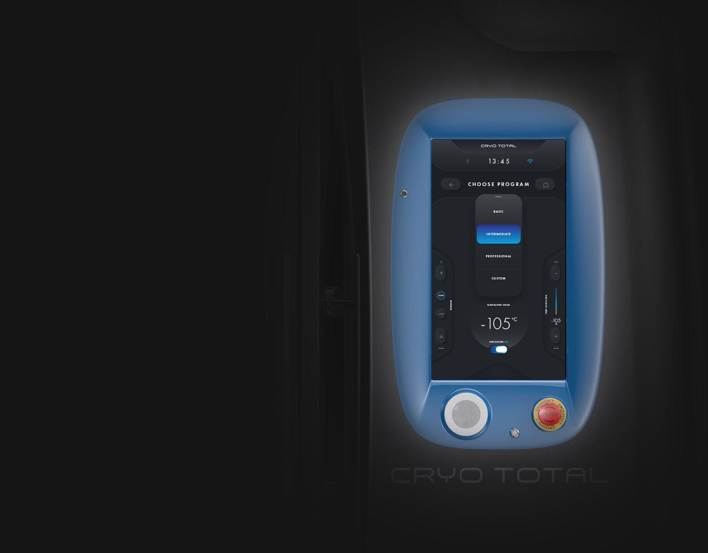 Connected support — Cryo Total — Nitrogen Cryotherapy Chamber