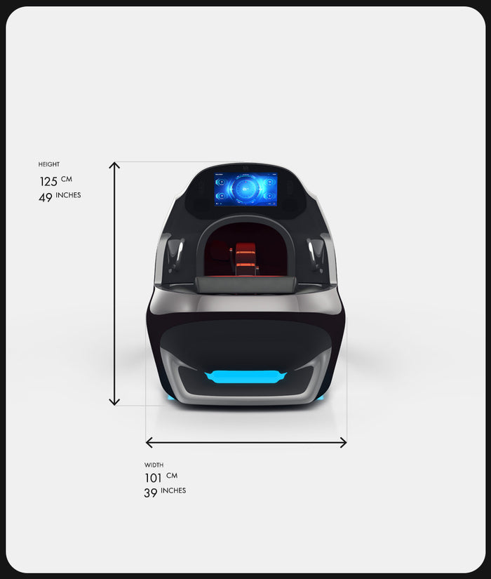 Infrashape Horizontal V2 — Vacuum Recumbent Bike