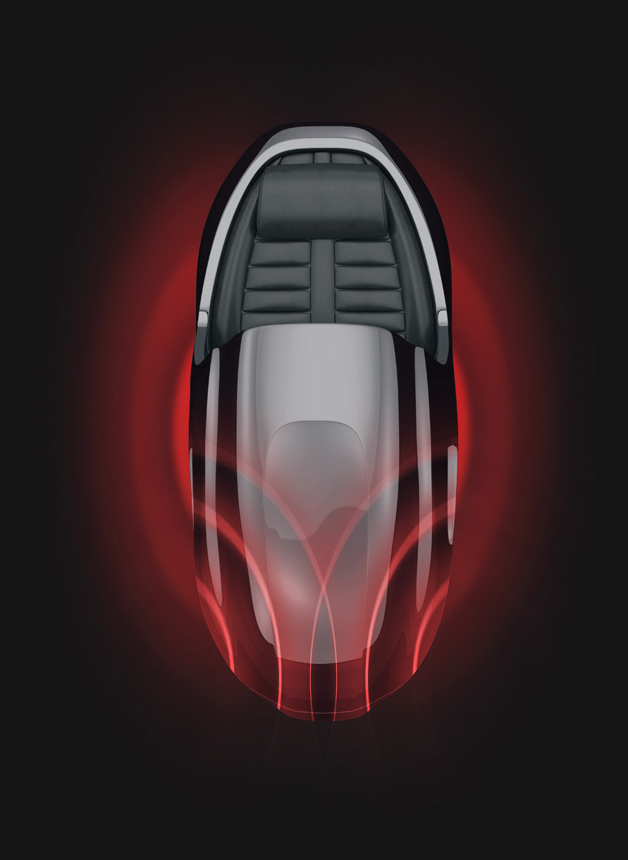 Vacuum under-pressure — Infrashape Horizontal V2 — Vacuum Recumbent Bike