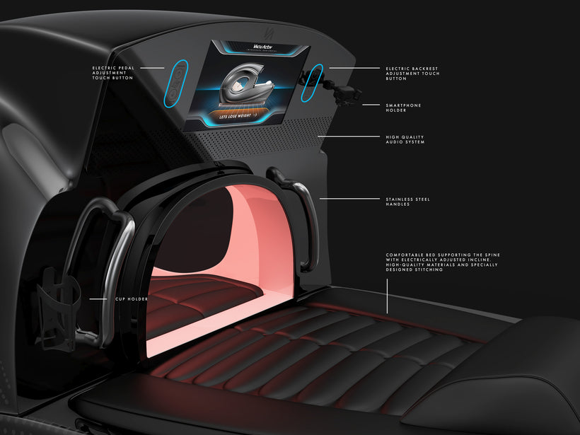Infrashape Horizontal — Vacuum Recumbent Bike